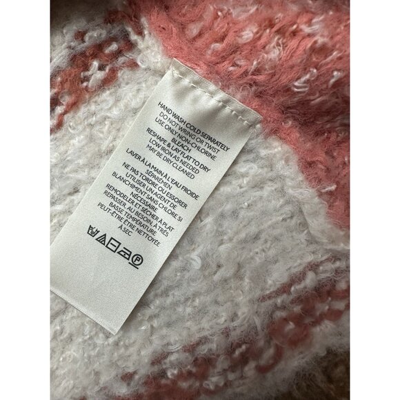 Free People Champagne Dream Cropped Sweater M $148 NWTs Soft Cozy Knit Boho Chic - Picture 5 of 9